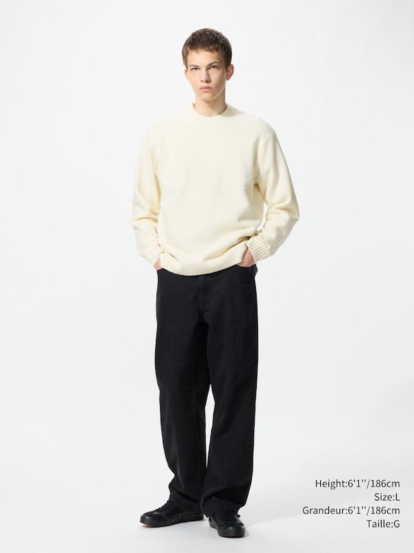SOUFFLÉ YARN CREW NECK SWEATER