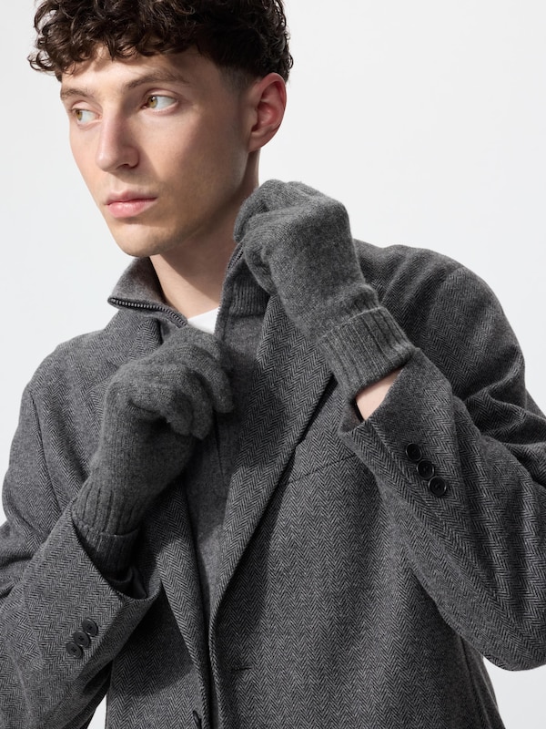 CASHMERE KNITTED GLOVES