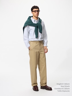 STRAIGHT CHINO PANTS