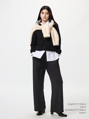 WARM FLEECE STRAIGHT PANTS