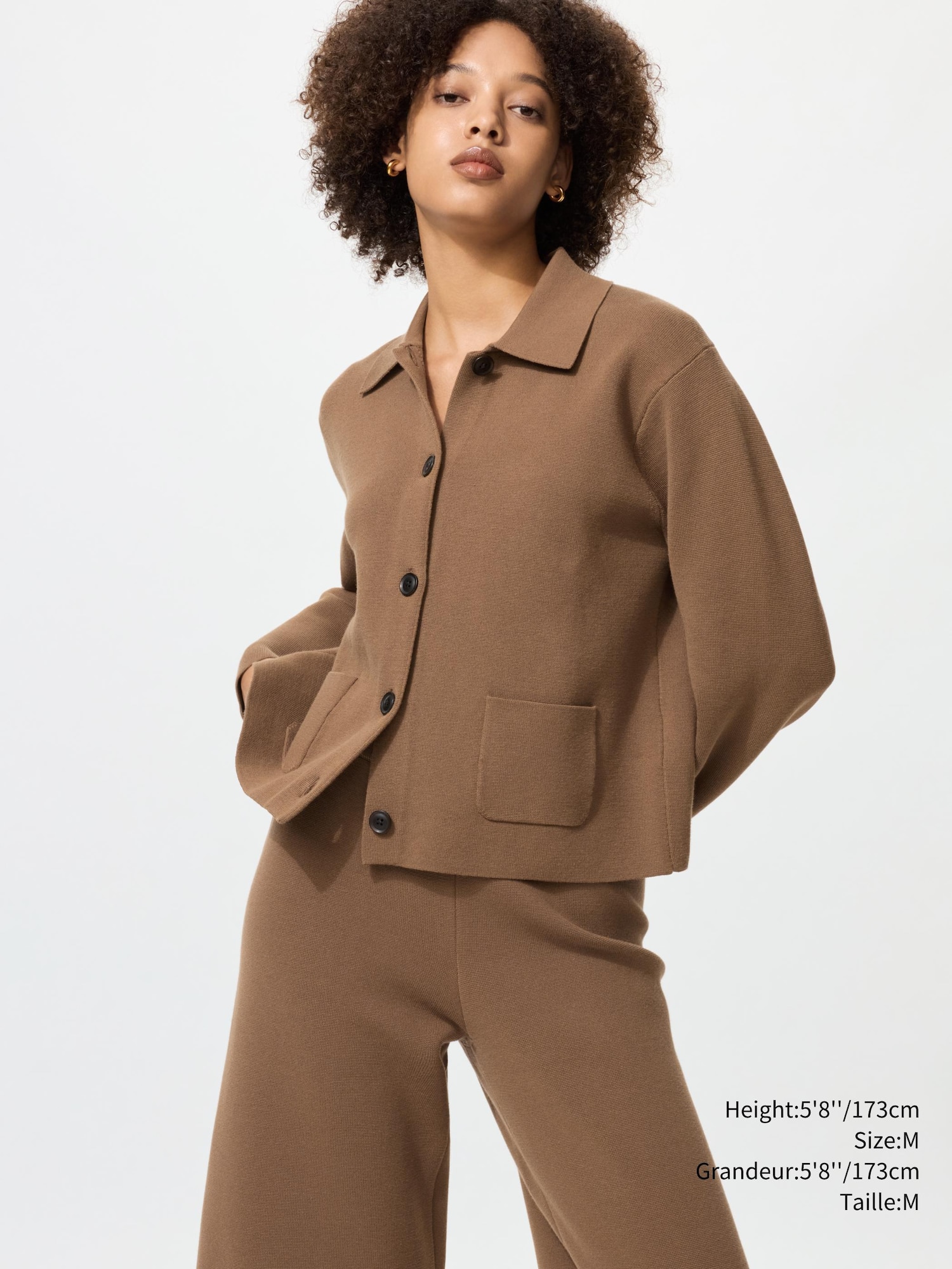 Women's MILANO RIBBED KNITTED JACKET | UNIQLO CA