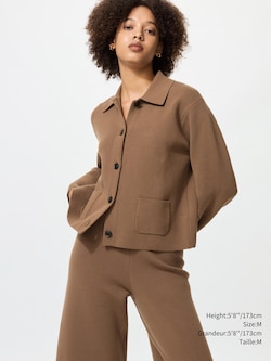 MILANO RIBBED KNITTED JACKET