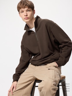 HALF-ZIP SWEATSHIRT