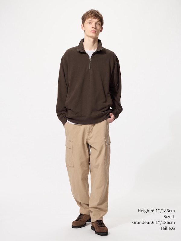 HALF-ZIP SWEATSHIRT