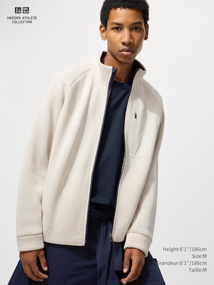 KNITTED FLEECE FULL-ZIP JACKET