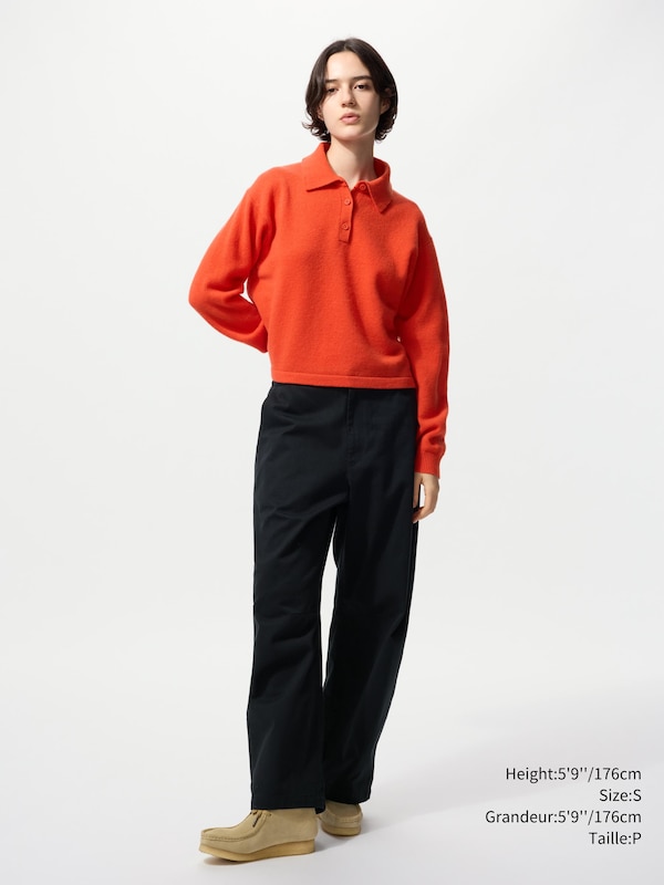 LAMBSWOOL POLO SWEATER