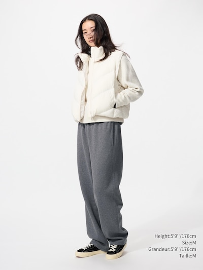 Knitted Fleece Easy Ankle Pants