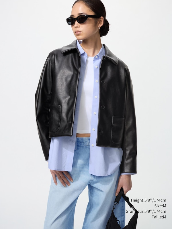 VESTE COURTE LUSTRÉE