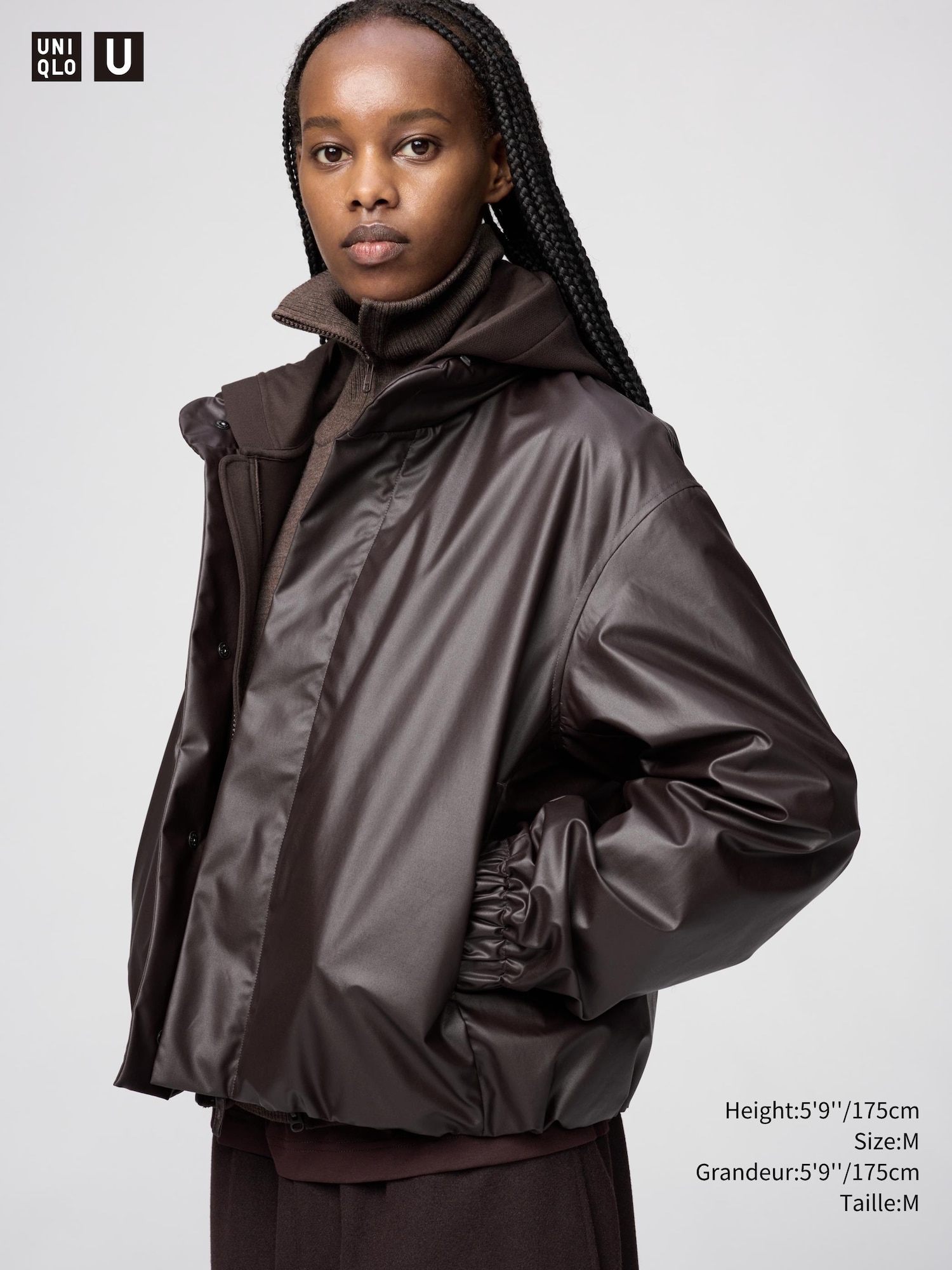 Women's COATED SHORT BLOUSON | UNIQLO CA