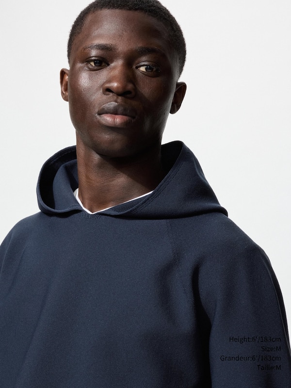WASHABLE 3D KNIT HOODIE