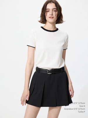JUPE-SHORT PLISSÉE