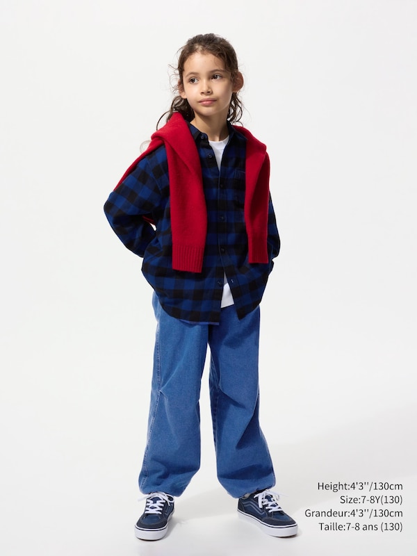 WARM LINED PANTS DENIM