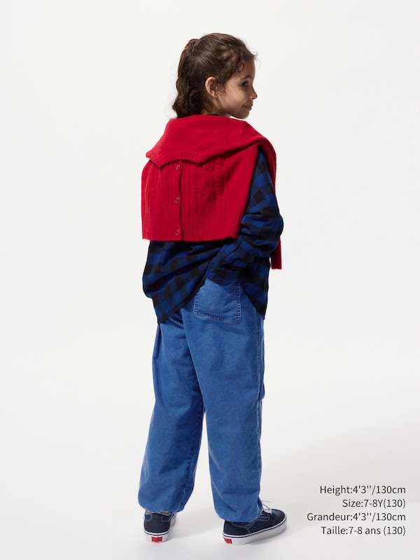 WARM LINED PANTS DENIM