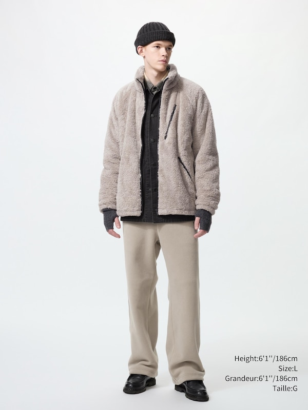 FLEECE OVERSIZED JACKET