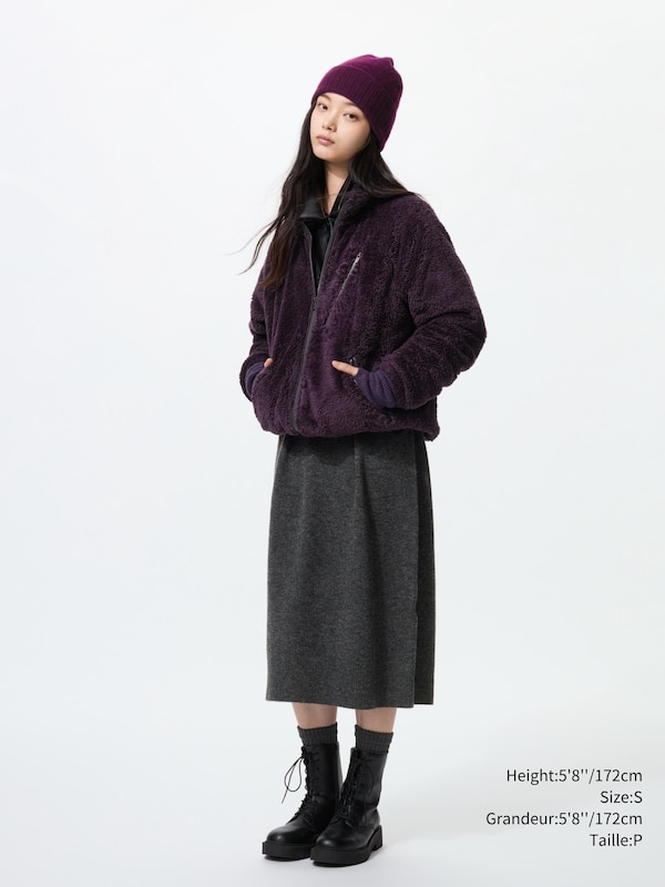 FLEECE OVERSIZED JACKET