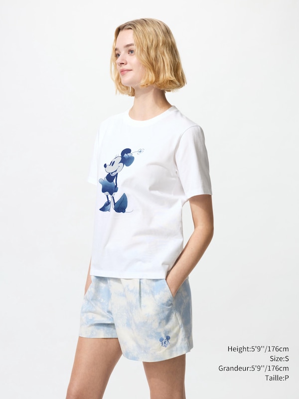 DISNEY IN BLUE EASY SHORTS