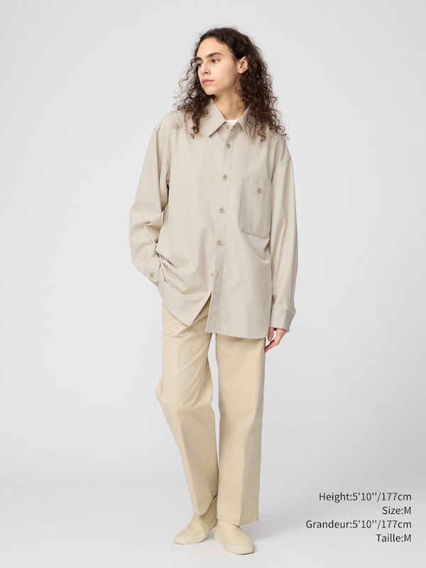 TWILL WORK OVERSIZED SHIRT