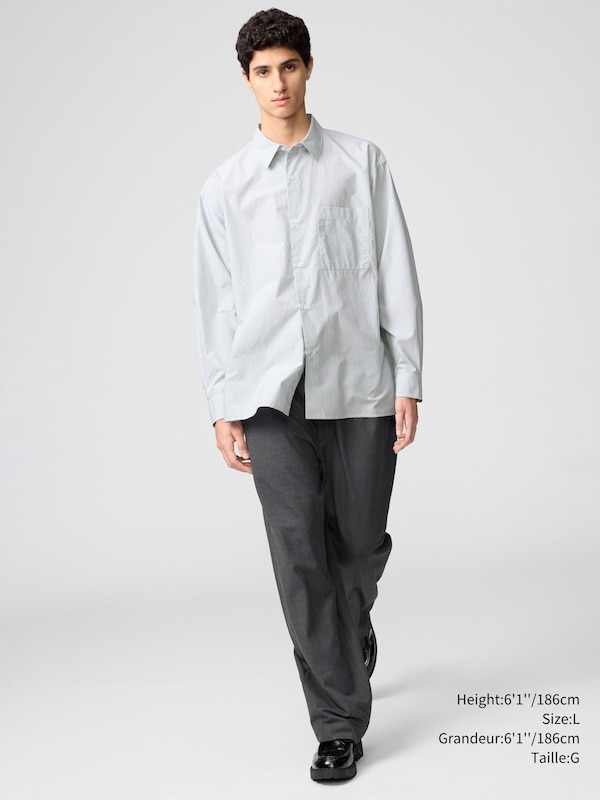 BROADCLOTH OVERSIZED SHIRT