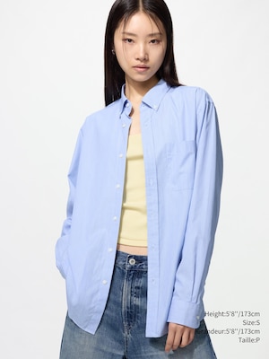 CHEMISE POPELINE DE COTON