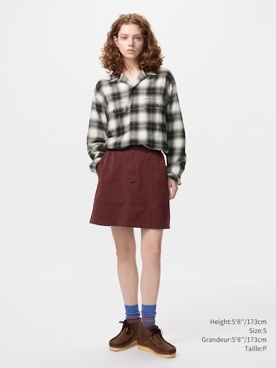 Brushed Cotton Long Sleeve Oversized Shirt