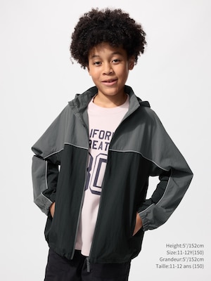 Pocketable UV Protection Parka | Colour Block