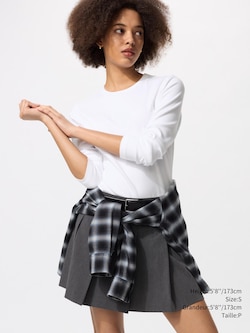 SMOOTH STRETCH COTTON CREW NECK T-SHIRT