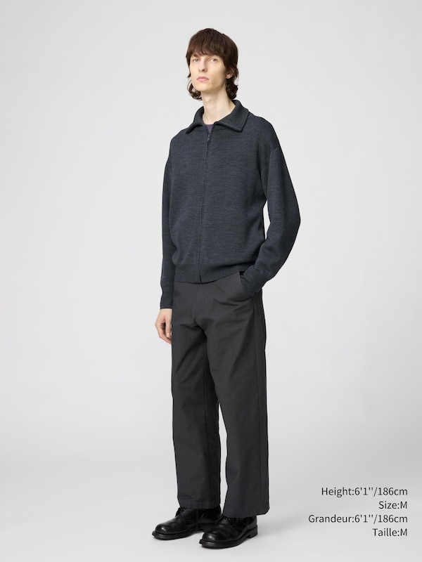 DOUBLE FACE ZIP-UP JACKET