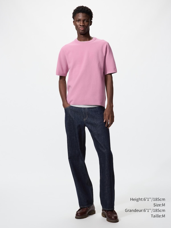 T-SHIRT TRICOTÉ LAVABLE MAILLE MILANO CÔTELÉE