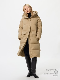 MANTEAU LONG EN DUVET ULTRACHAUD