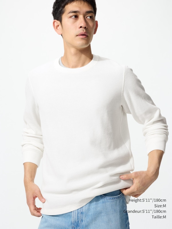 WAFFLE CREW NECK T-SHIRT