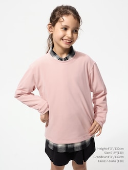 T-SHIRT EN POLAIRE COL ROND