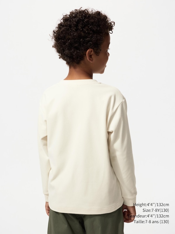 FLEECE CREW NECK T-SHIRT
