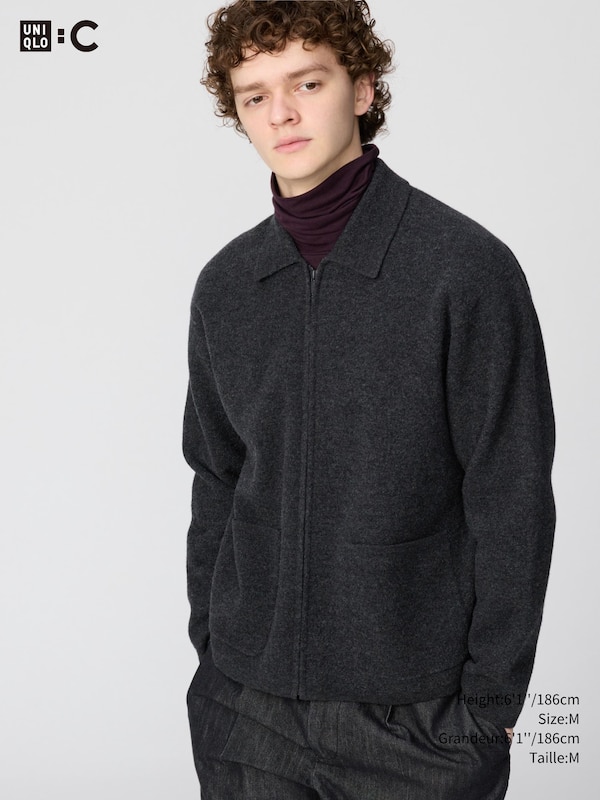 KNITTED FULL ZIP JACKET