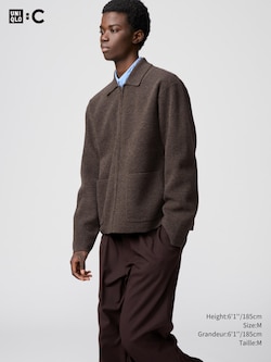 KNITTED FULL ZIP JACKET