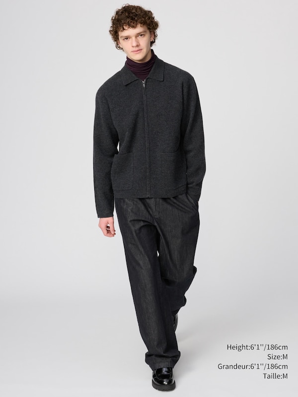KNITTED FULL ZIP JACKET