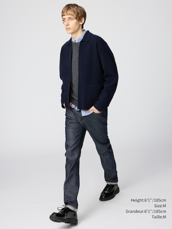 VESTE TRICOTÉE À ZIP INTÉGRAL