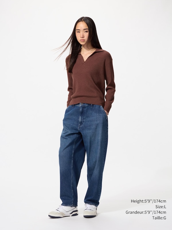 RELAXED ANKLE JEANS