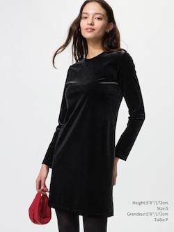 SOFT VELOUR DRESS