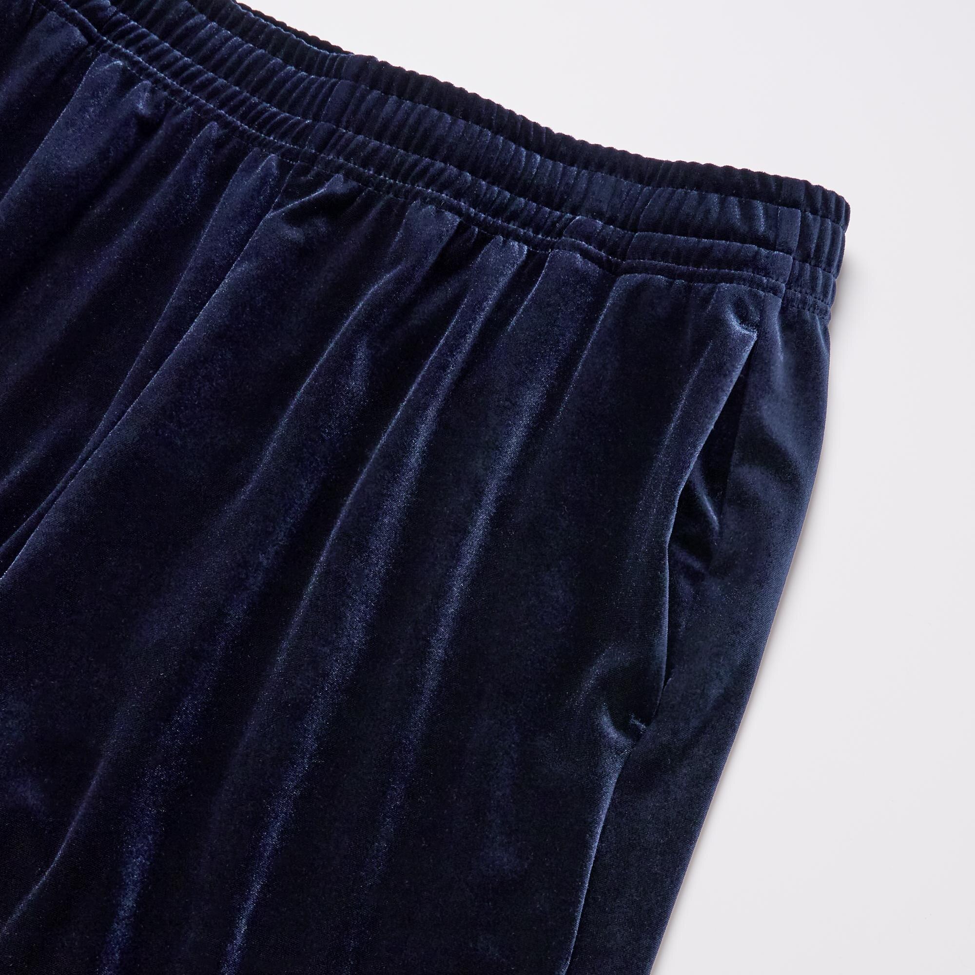 Women's Soft Velour Easy Pants | UNIQLO CA