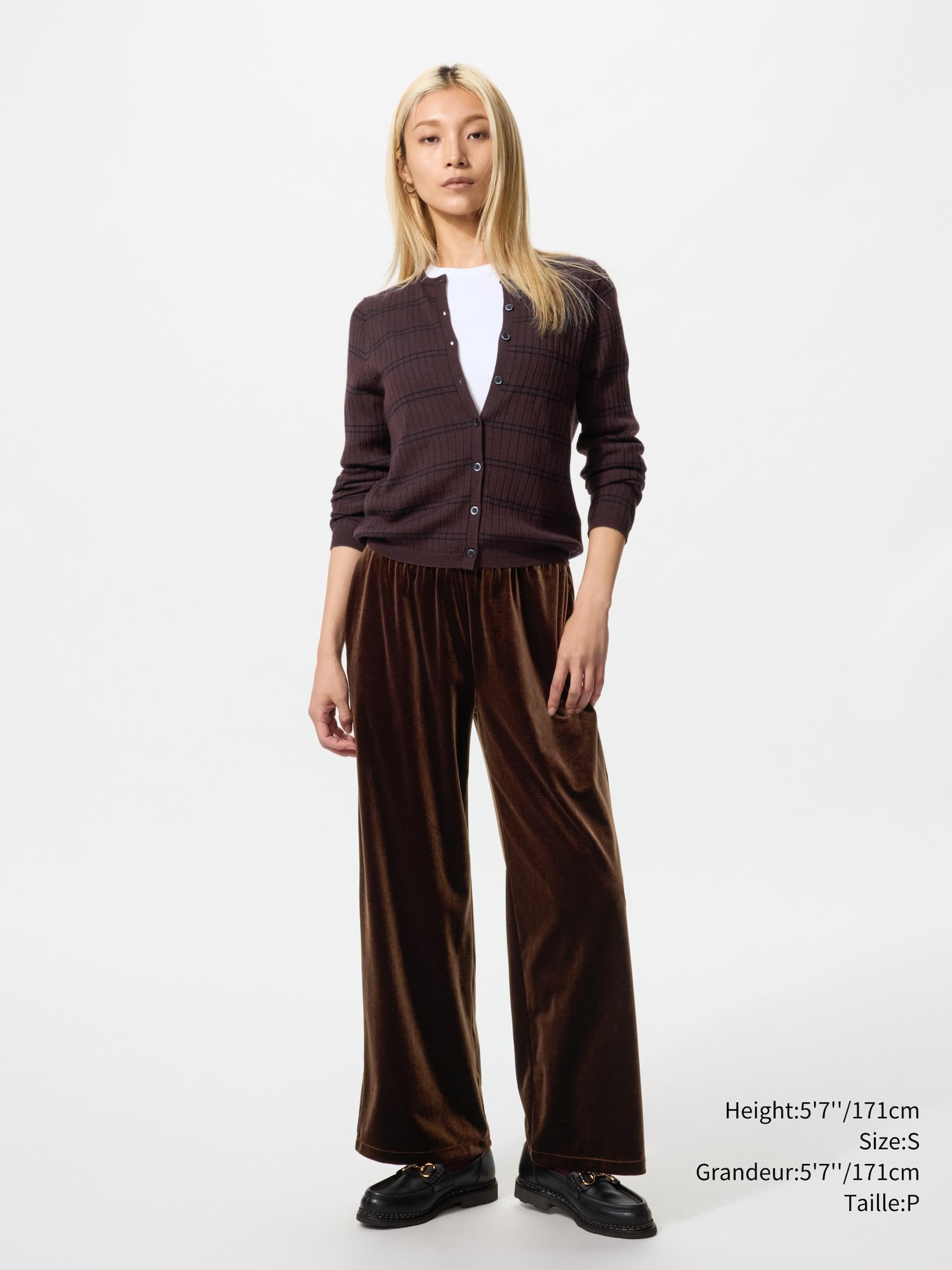 パンツ OOTHO Original Velour Easy Pants / Navy Women's Soft Velour Easy Pants | UNIQLO CA