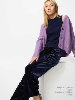 PANTALON À ENFILER EN VELOURS