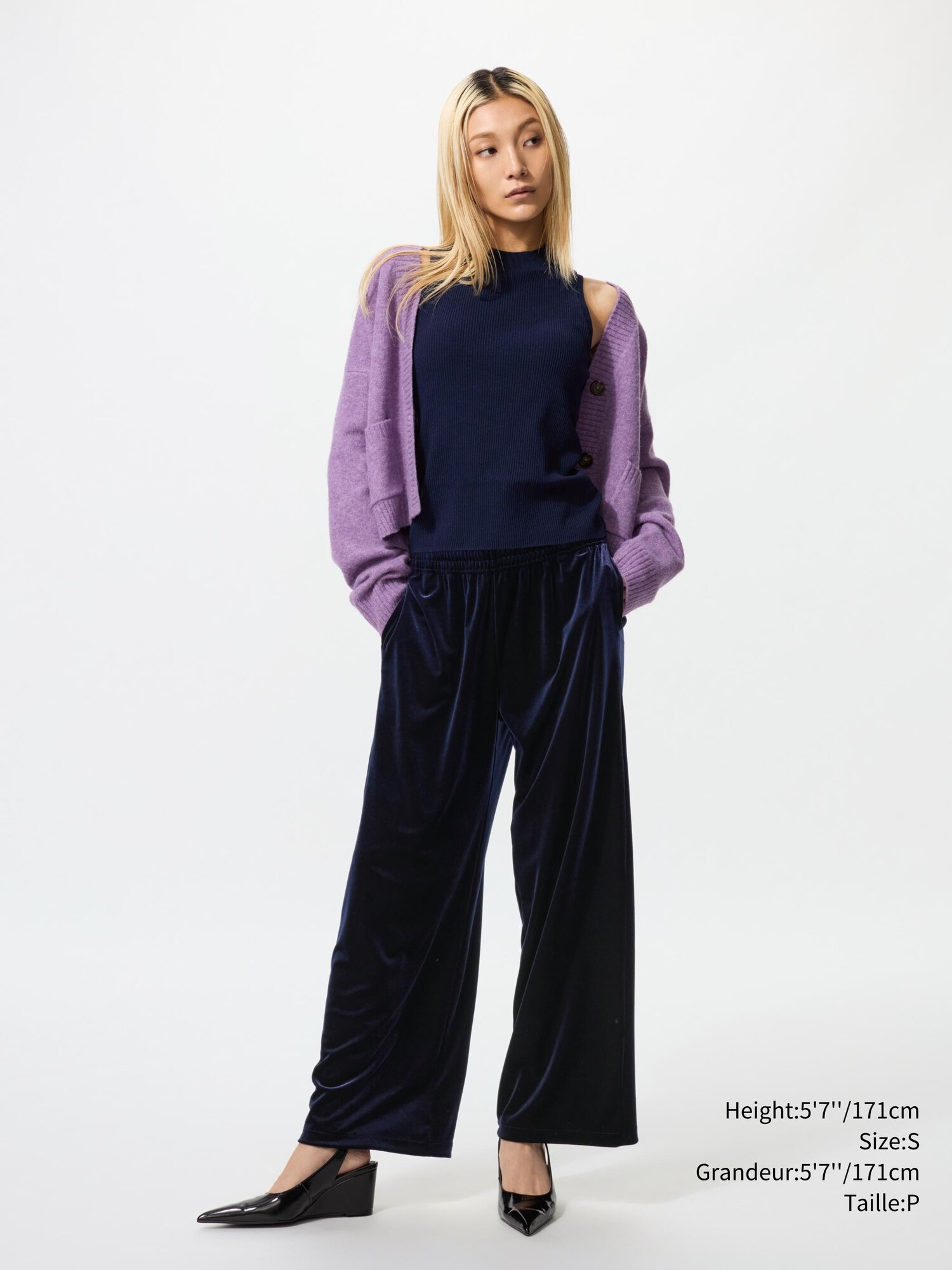 Women's Soft Velour Easy Pants | UNIQLO CA