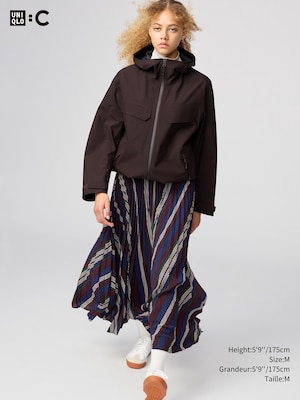 PLEATED LONG SKIRT