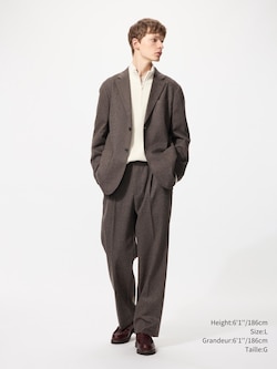PLEATED WIDE PANTS