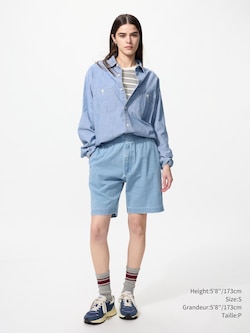 STRETCH EASY SHORTS | DENIM 8"