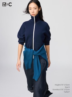 Washable Milano Ribbed Full Zip Cardigan