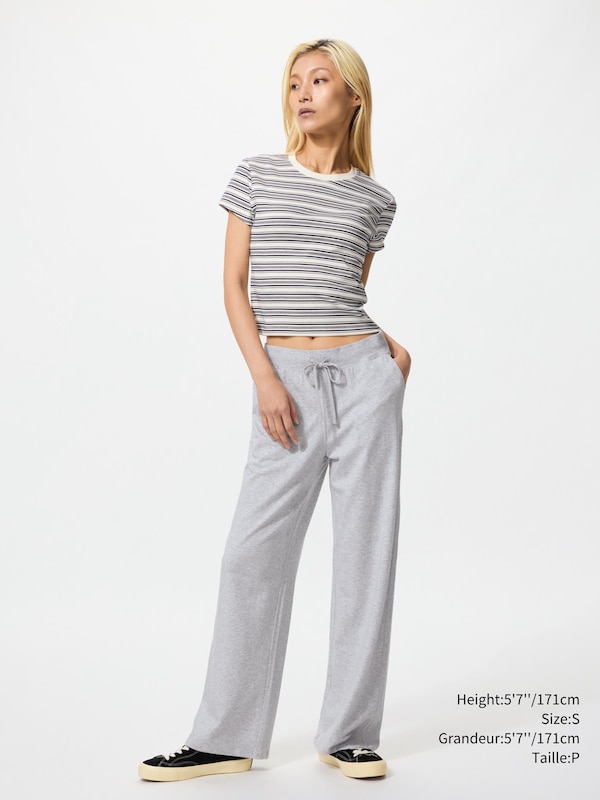 STRETCH JERSEY EASY PANTS
