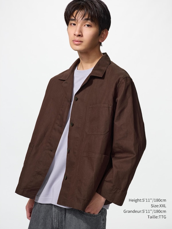 Linen Blend Coverall