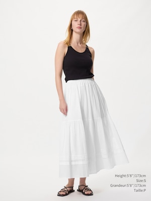 Tiered Maxi Skirt