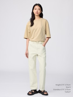 AIRism Cotton Oversized T-Shirt | Half-Sleeve